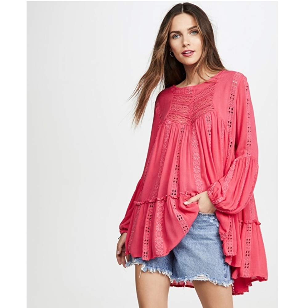 FREE PEOPLE Kiss Kiss Tunic In Sweetest Dream